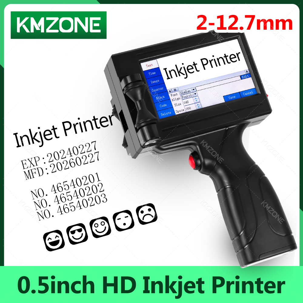Commercial Printing Dpi - Портативный струйный принтер 12,7 мм, портативный