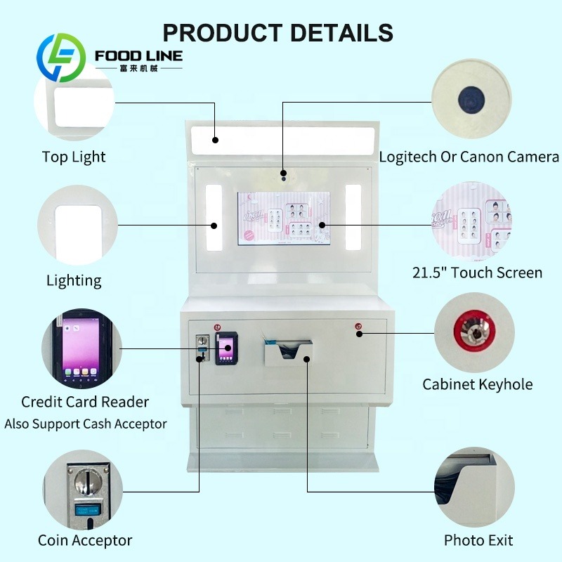 Фотобудка для селфи на заказ,  – обзор и цена Commercial Photo Printing Kiosk