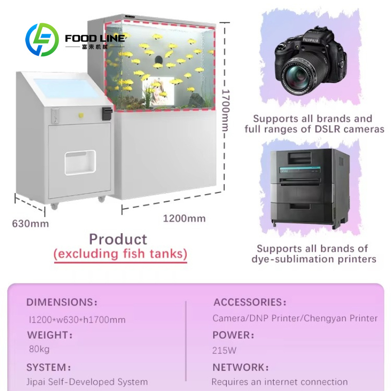 Автоматическая фотобудка с ИИ  – обзор и цена Commercial Photo Printing Kiosk