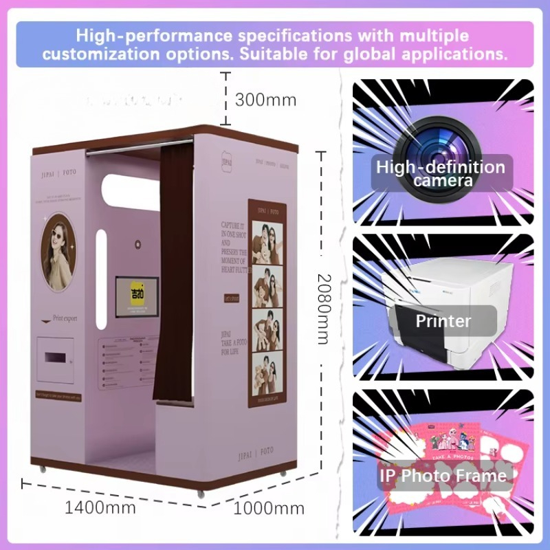 Индивидуальная селфи-кабина с  – обзор и цена Commercial Photo Printing Kiosk