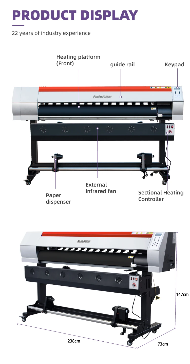 Принтер для сублимационной печ – обзор и цена Large Format Sublimation Printer