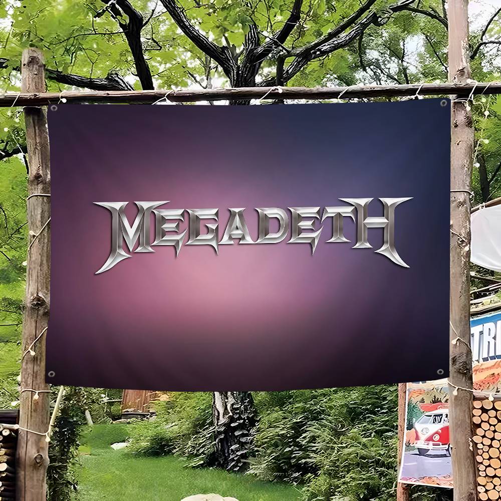 Рок-метал-группа M-Megadeth, ф – обзор и цена Commercial Banner Printing