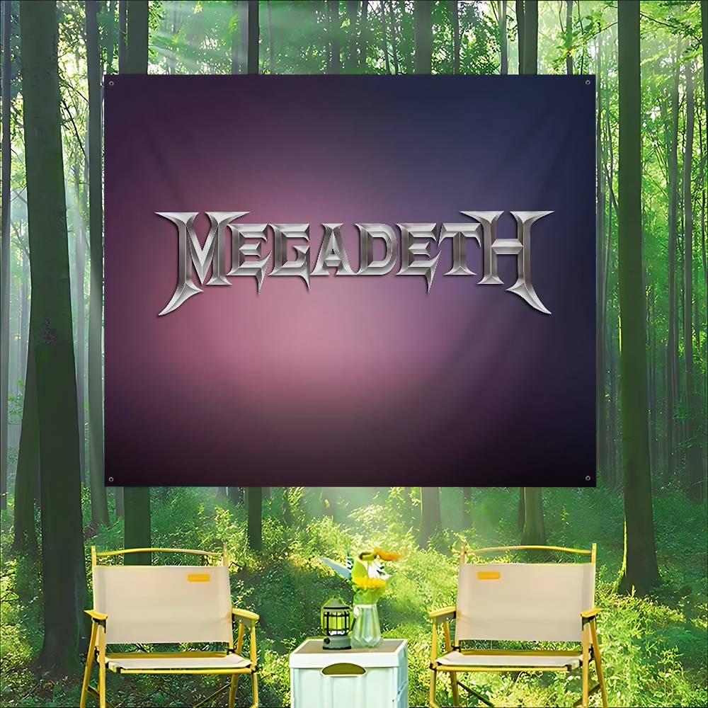 Рок-метал-группа M-Megadeth, ф – обзор и цена Commercial Banner Printing