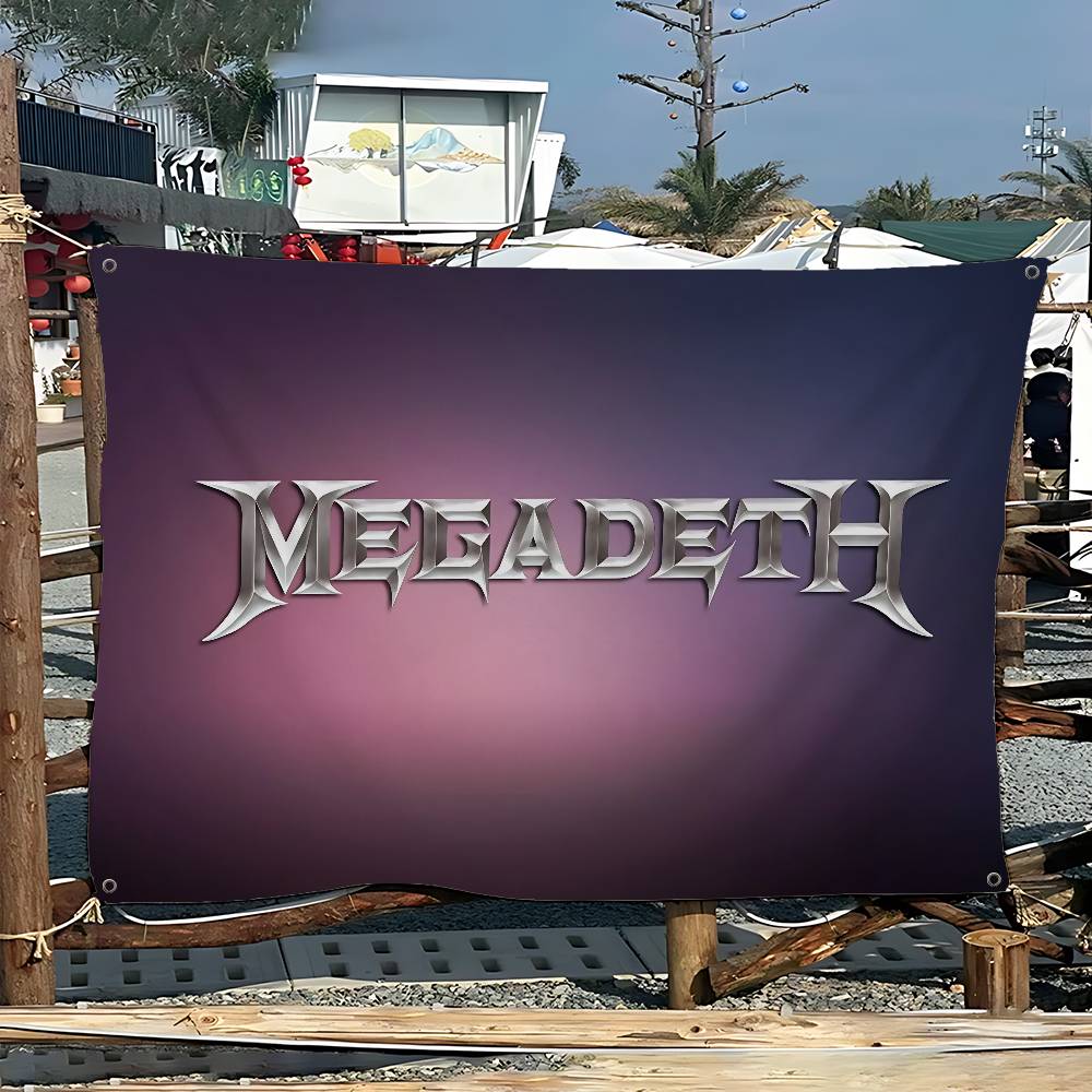 Рок-метал-группа M-Megadeth, ф – обзор и цена Commercial Banner Printing